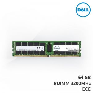 Dell Memory RAM 64GB RDIMM 3200MHz DDR4 ECC 1 Yr
