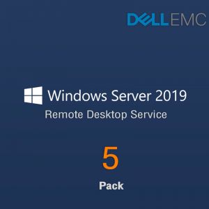 5-pack of Window Server 2019 Remote Desktop Service, USER,CUS k