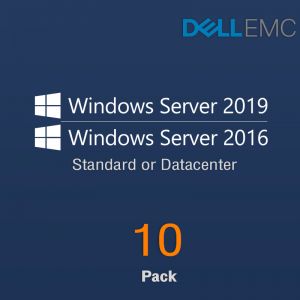 10-pack of Window Server 2019/2016 User CALs (Standard or Datacenter),Cus Kit