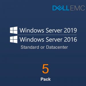 5-pack of Window Server 2019/2016 Device CALs (Standard or Datacenter),Cus Kit