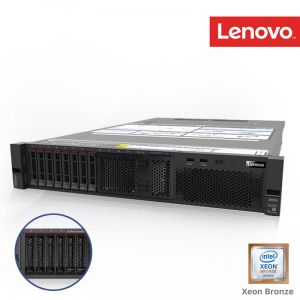 [7X04S4VU00] Lenovo ThinkSystem SR550 Xeon Bronze 3104 6C 1.7GHz 1x16GB (1Rx4 1.2V) RDIMM 1x2.5 SATA/SAS 8-Bay 530-8i PCIe 2x750W 3Yrs onsite
