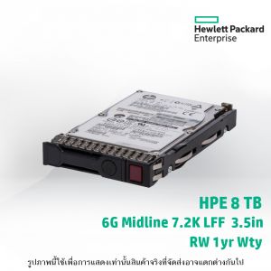 HPE 8TB SATA 6G Midline 7.2K LFF (3.5in) LP 1yr Wty 512e Digitally Signed Firmware HDD