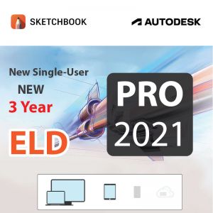 SketchBook Pro 2021 New Single-user ELD 3Yrs Subscription