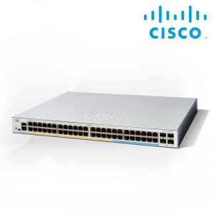 [C1300-48P-4G] Cisco Catalyst 1300 48-port GE, PoE, 4x1G SFP