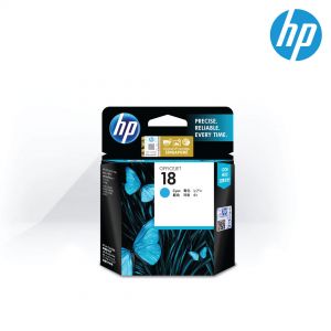 [C4937A] HP Ink No.18 Cyan Cartridge