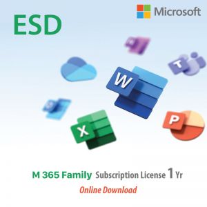 [ESD] M365 Family Subscription License 1Yr Online Download [EP2-36890]