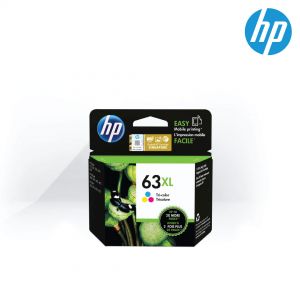 [F6U63AA] HP Ink No. 63XL High Yield  Tri-color Original Ink Cartridge