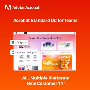 Acrobat Standard for teams Subscription New Customer 1Yr