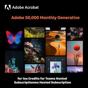 Adobe 50,000 Monthly Generative Credits for Teams Hosted Subscription