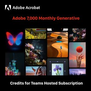 Adobe 7,000 Monthly Generative Credits for Teams Hosted Subscription