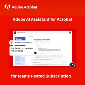 Adobe AI Assistant for Acrobat for teams Hosted Subscription
