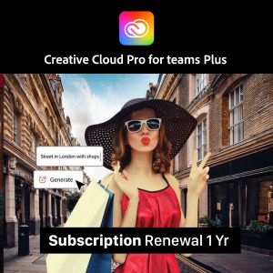Adobe Creative Cloud Pro Plus for teams Subscription Renewal 1Yr
