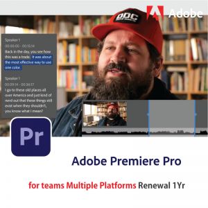 Adobe Premiere Pro for teams Multiple Platforms Renewal 1Yr