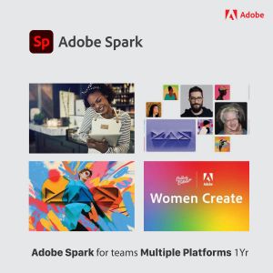 Adobe Spark for teams Multiple Platforms 1Yr