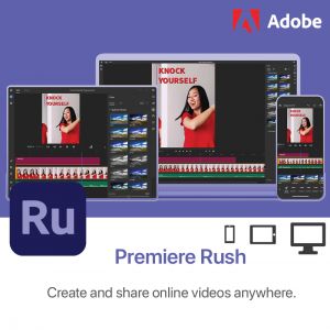 Adobe Premiere RUSH for teams Multiple Platforms 1Yr