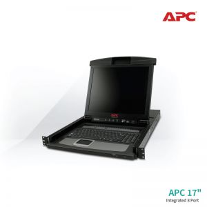 [AP5808] APC 17" Rack LCD Console with Integrated 8 Port Analog KVM Switch 2Y Carry-in