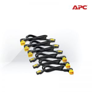 [AP8702R-WW] APC Power Cord Kit (6 ea), Locking, C13 TO C14 (90 Degree), 0.6m 2Y Carry-in