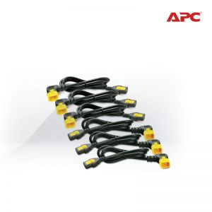 [AP8706R-WW] APC Power Cord Kit (6 ea), Locking, C13 to C14 (90 Degree), 1.8m 2Y Carry-in
