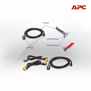 [AP9872] APC Power Cord, C19 to 5-15P, 2.5m 2Y Carry-in