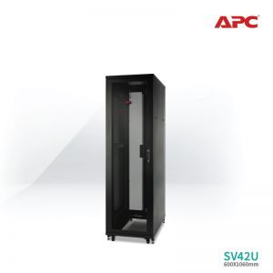 [AR2400] APC NetShelter SV 42U 600mm Wide x 1060mm Deep Enclosure with Sides Black 5Y Carry-in
