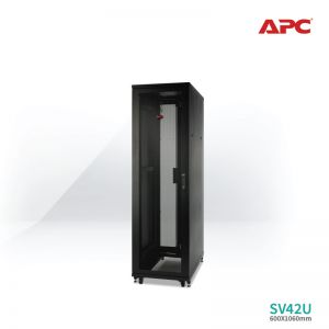 [AR2400FP1] APC NetShelter SV 42U 600mm Wide x 1060mm Deep Enclosure with Sides, Black, Single Rack Unassembled 5Y Carry-in
