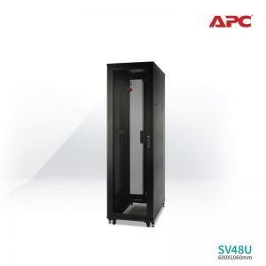 [AR2407] APC NetShelter SV 48U 600mm Wide x 1060mm Deep Enclosure with Sides Black 5Y Carry-in