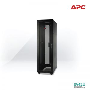[AR2500] APC NetShelter SV 42U 600mm Wide x 1200mm Deep Enclosure with Sides Black 5Y Carry-in