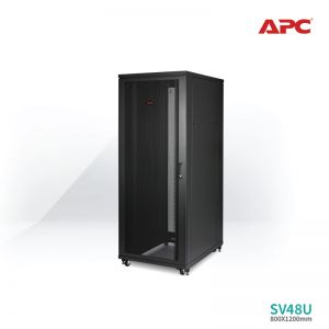 [AR2587] APC NetShelter SV 48U 800mm Wide x 1200mm Deep Enclosure with Sides Black 5Y Carry-in