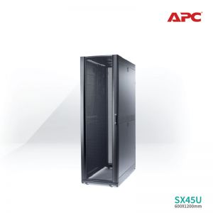 [AR3305] APC NetShelter SX 45U 600mm Wide x 1200mm Deep Enclosure with Sides Black 5Y Carry-in