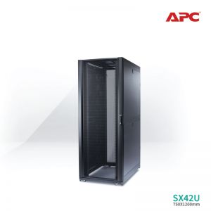 [AR3350] APC NetShelter SX 42U 750mm Wide x 1200mm Deep Enclosure with Sides Black 5Y Carry-in