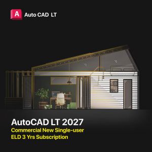 AutoCAD LT 2027 Commercial New Single-user ELD 3 Yrs Subscription