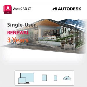 AutoCAD LT Commercial Single-user 3 Yrs Subscription Renewal