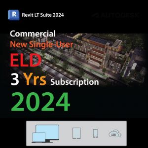 AutoCAD Revit LT Suite 2024 Commercial New Single-user ELD 3 Yrs Subscription