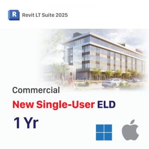 AutoCAD Revit LT Suite 2025 Commercial New Single-user ELD 1Yr Annual Subscription