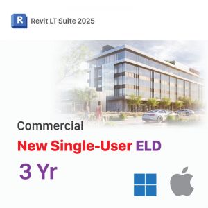 AutoCAD Revit LT Suite 2025 Commercial New Single-user ELD 3 Yrs Subscription