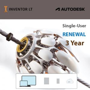 AutoCAD Inventor LT Suite Single-user 3Yrs Subscription Renewal 