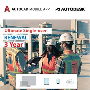 AutoCAD mobile app Ultimate Single-user 3Yrs Subscription Renewal