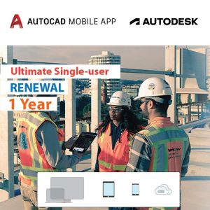 AutoCAD mobile app Ultimate Single-user Annual Subscription Renewal