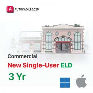 AutoCAD LT 2025 Commercial New Single-user ELD 3 Yrs Subscription
