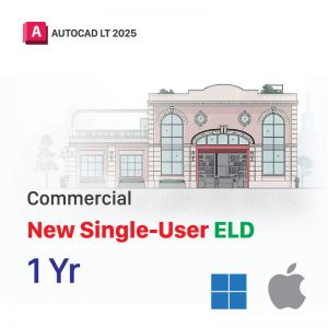 AutoCAD LT 2025 Commercial New Single-user ELD 1 Yr Annual Subscription