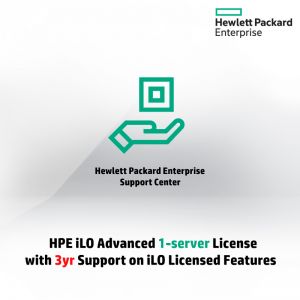 HPE iLO Advanced 1-server License with 3yr Support on iLO Licensed Features