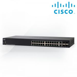 Cisco SF350-24 24-port 10/100 Managed Switch Limited Lifetime Hardware Warranty 5YR fr EOS
