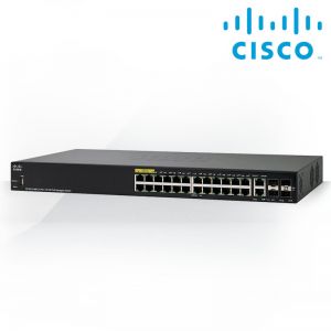 Cisco SF350-24MP 24-port 10/100 Max PoE Managed Switch Limited Lifetime Hardware Warranty 5YR fr EOS