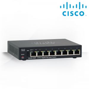 Cisco SG250-08HP 8-Port Gigabit PoE Smart Switch Limited Lifetime Hardware Warranty 5YR fr EOS