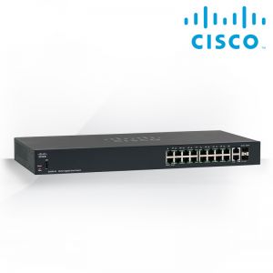 Cisco SG250-18 18-Port Gigabit Smart Switch Limited Lifetime Hardware Warranty 5YR fr EOS