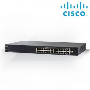 Cisco SG250-26HP 26-port Gigabit PoE Switch Limited Lifetime Hardware Warranty 5YR fr EOS