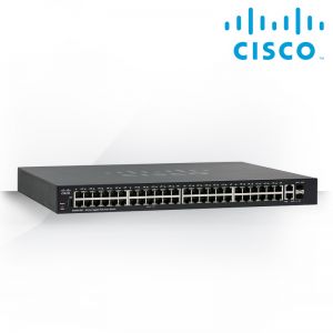 Cisco SG250-50P 50-Port Gigabit PoE Smart Switch Limited Lifetime Hardware Warranty 5YR fr EOS