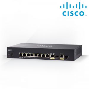 Cisco SG350-10P 10-port Gigabit POE Managed Switch Limited Lifetime Hardware Warranty 5YR fr EOS