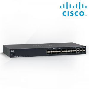 Cisco SG350-28SFP 28-port Gigabit Managed SFP Switch Limited Lifetime Hardware Warranty 5YR fr EOS