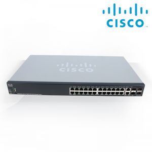 Cisco SG350X-24 24-port Gigabit Stackable Switch Limited Lifetime Hardware Warranty 5YR fr EOS